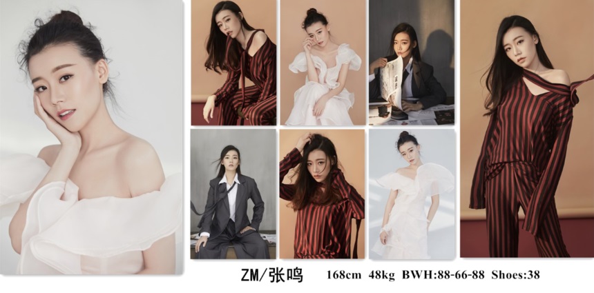 女模特-张鸣